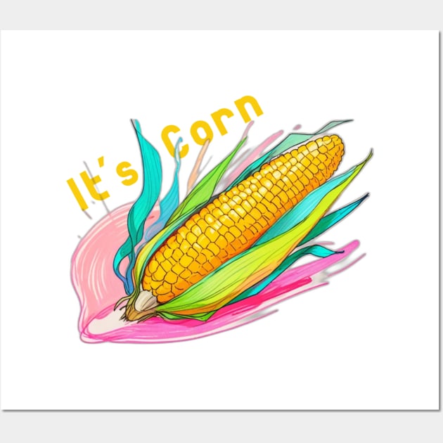 Corn Wall Art by Happy_Gl